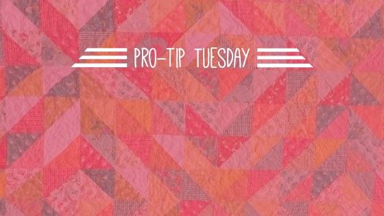 Lining up Sashing - Pro-Tip Tuesday!