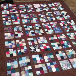 Hand made memory quilt