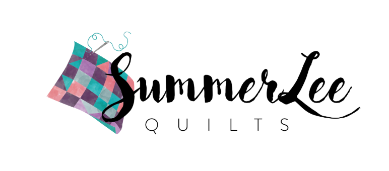 Summer Lee Quilts logo with a picture of a quilt
